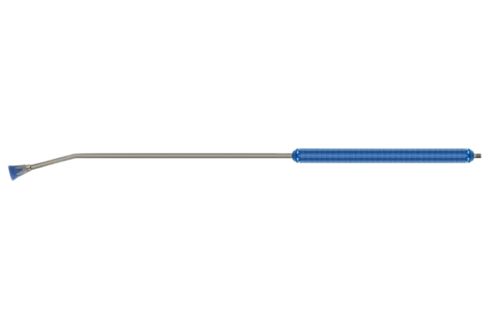 Lance acier 1m avec Turbobuse 1/4 F. Cône 20°. 100 - 250 bar.* Max. 100 °C et adaptateur 1/4F