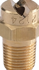Buse détergent pour lance double 1/4”, laiton D40 25°